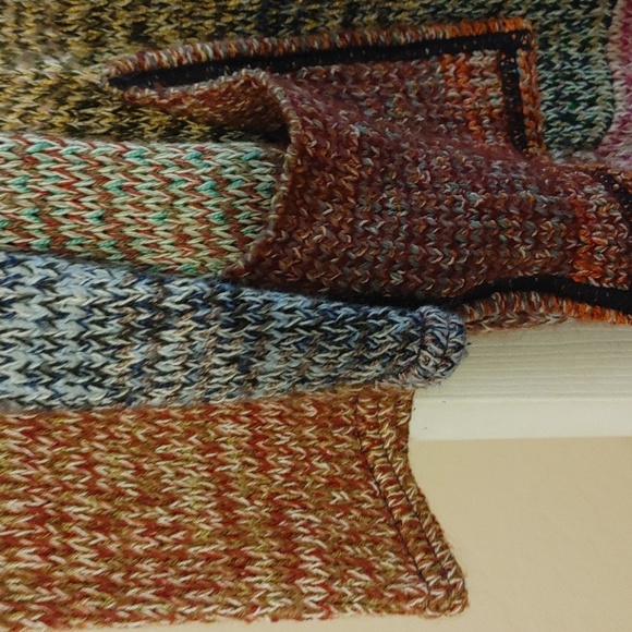 Multi color Sweater coat - Picture 7 of 9